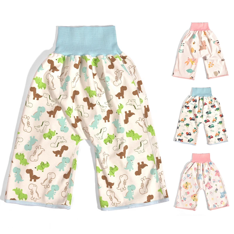 

1Pcs Cartoon Baby Changing Diaper Skirt Portable Foldable Washable Waterproof Diaper Children Training Underwear Reusable Diaper