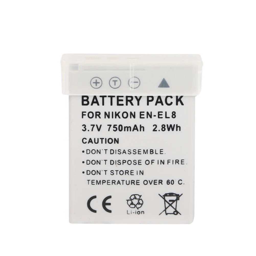 OHD Original High Capacity Camera Battery EN-EL8 EN EL8 ENEL8 For NIKON CoolPix P1 P2 S1 S2 S3 S5 S50 S51 S52 PM087 | Электроника