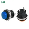 1PCS R13-507 Momentary SPST NO Red Black White Yellow Green Blue Round Cap Push Button Switch AC 6A/125V 3A/250V ► Photo 2/6