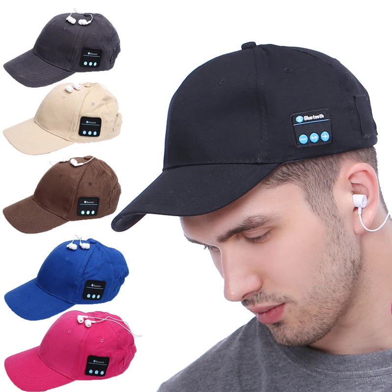 Беспроводные наушники Bluetooth 5 0 Спортивная музыкальная Кепка уличные для отдыха