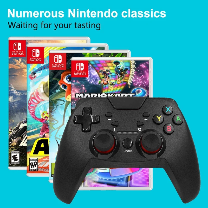 Беспроводной контроллер для Nintendo Switch Pro с регулируемым турбо Dualshock пульт
