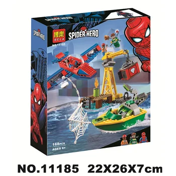

Spider-man: Doc Ock Diamond Heist Building Blocks Toys Bricks Gift Compatible With lepiningMarvel Avengers Super Hero 76134