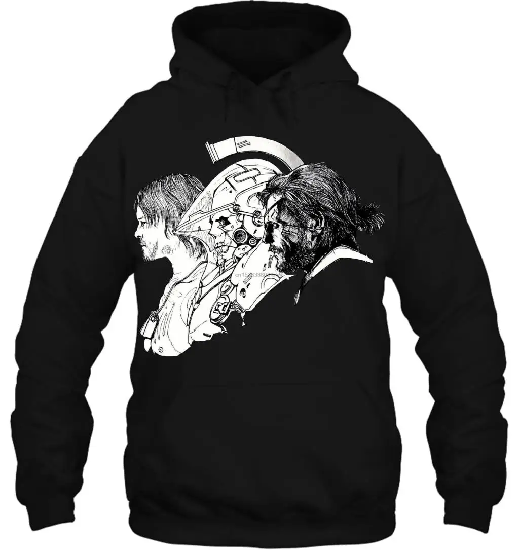 Мужская толстовка kojima producations MGS Metal gear, Однотонная рубашка и женская уличная одежда
