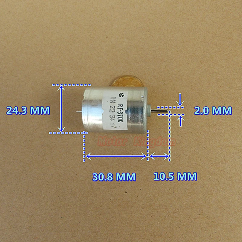 Mabuchi RF 370C двигатель постоянного тока DC 5V 6V 7 2 V 12000 об/мин высокого Скорость