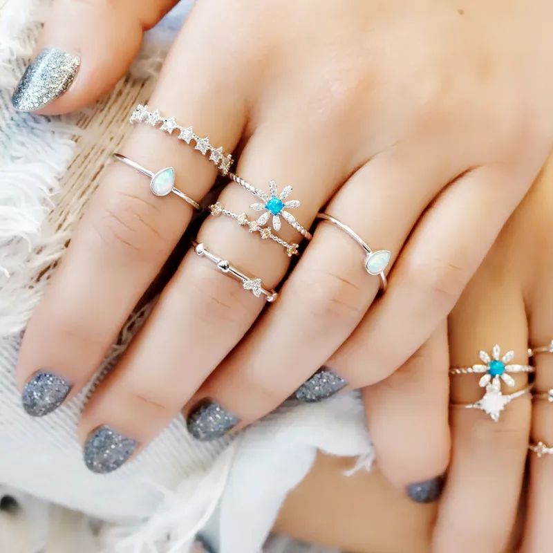 

Hot rose gold color daisy delicate flower ring size 6 7 8 cute lovely flowers beautiful girl women gorgeous elegance thin rings