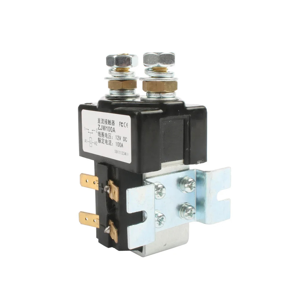SW80 12V 24V 36V 48V 60V 72V 100A NO style DC контактор ZJW100A для мотора вилочного погрузчика электромобиль grab wehicle автомобильная лебедка