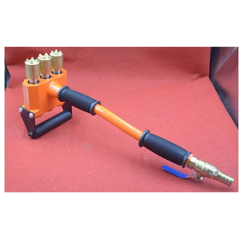 Concrete Threehead Chiseling Machine Chiseling Bridge Wall Rust