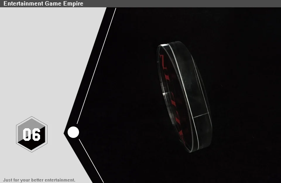 2 Yernea High-grade Poker Chips All In Transparent Crystal Texas Casinos Round Special Accessories Red Engraving All In Typeface (6)