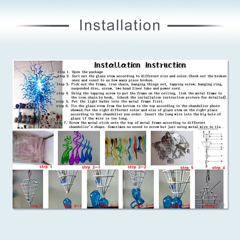 Люстра жирбан из дутого стекла 70*150 см|chandelier|discount chandelierschandelier chandelier |