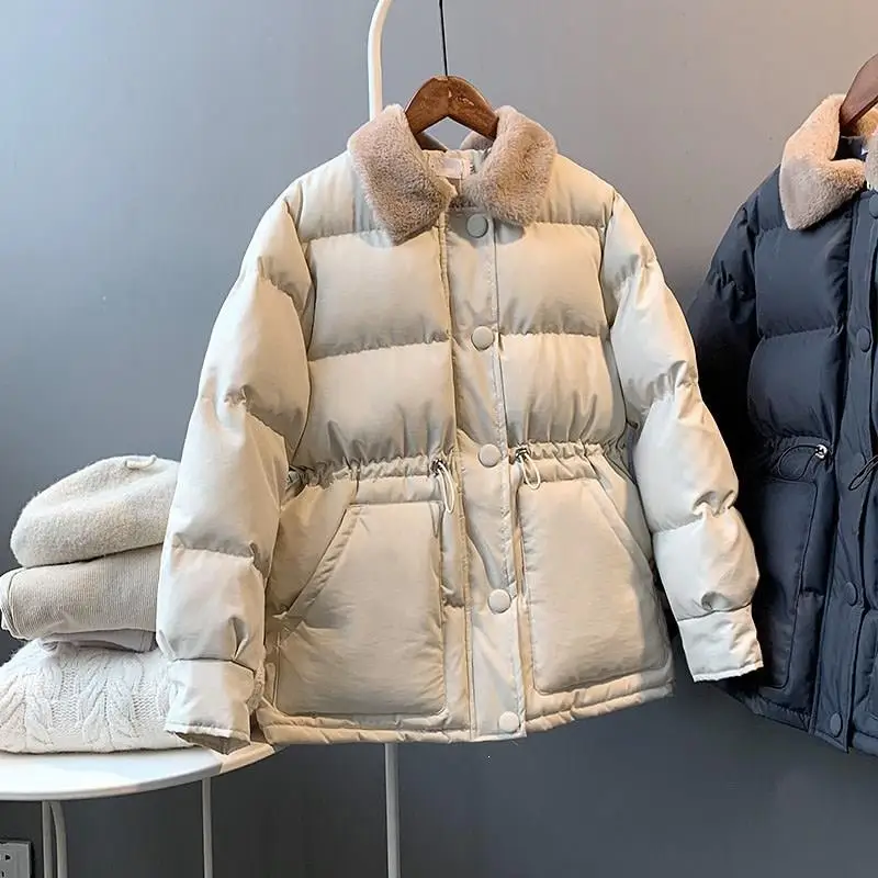 Женские зимние куртки новинка 2019 парки для женщин пальто милый воротник из