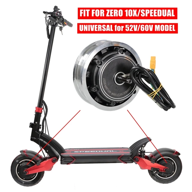 Original Lgsddm 10 Inch Electric Scooter Motor For Zero 10x Front And Rear Wheel Speedual Newest Engine 52v1000w 60v1200w - Scooter Parts & Accessories - AliExpress