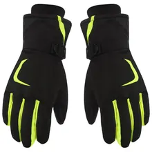 Лучшие модные теплые лыжные перчатки зимние мужские и женские с сенсорным экраном утепленные холодные водонепроницаемые ветрозащитные хлопковые перчатки для верховой езды