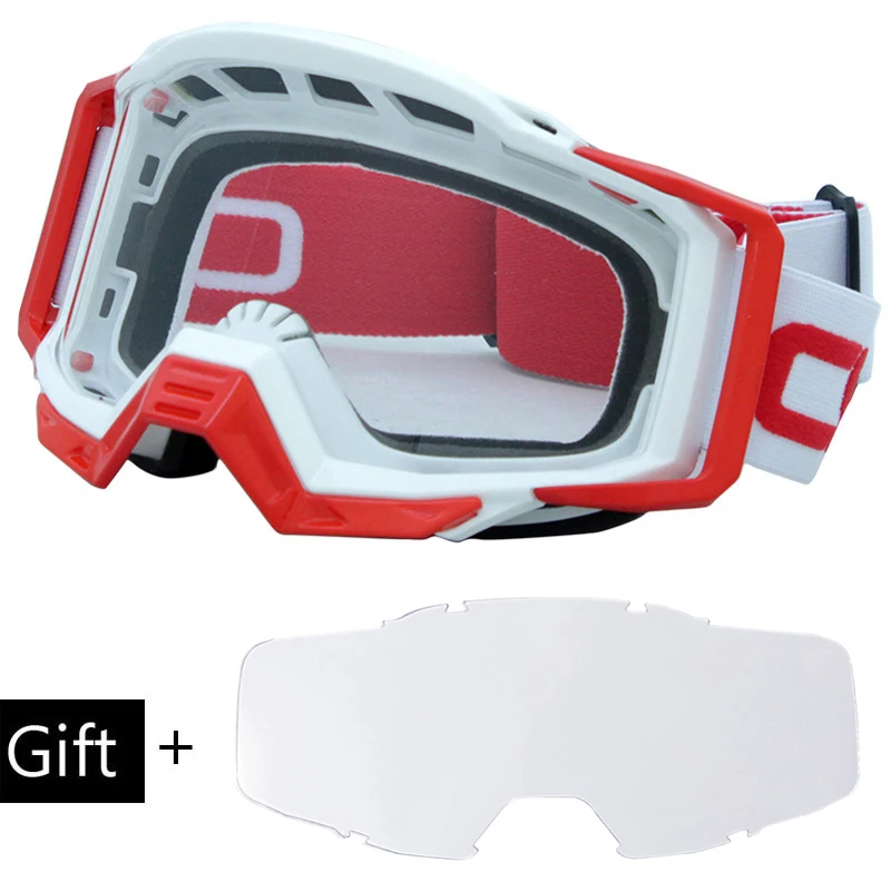Бренд очки для мотокросса ATV DH MTB Лыжный спорт глаз Ware MX внедорожные шлемы очки Gafas для мотоциклетных очков - Цвет: B