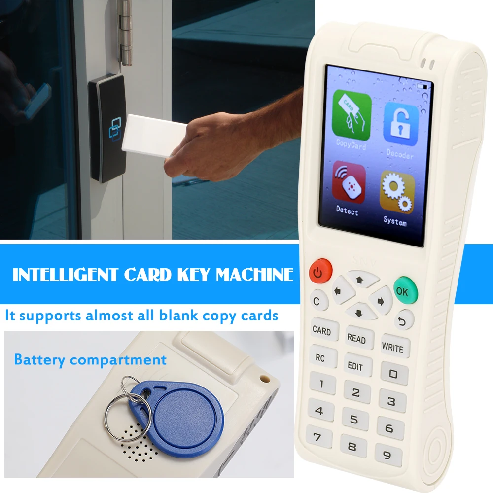 

Key Machine RFI-D NFC Copier IC/I-D Reader Writer Duplicator iCopy 5 with Full Decode Function Intelligent Card Key Machine