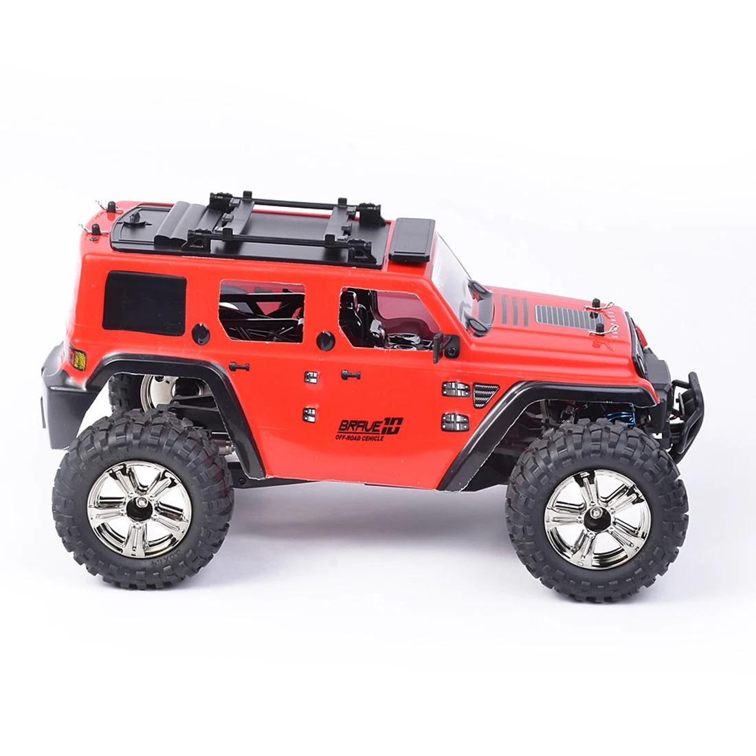 1:14 2,4G 4WD 35 км/ч высокоскоростной Электрический внедорожник RC модель автомобиля для детей школьная игра образование подарок на день рождения-серый красный