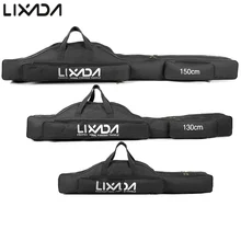 Lixada100см/130 см/150 см сумка для рыбалки Портативная Складная рыболовная удочка сумка для катушки рыболовная удочка снаряжение снасти инструмент для переноски дорожная сумка для хранения