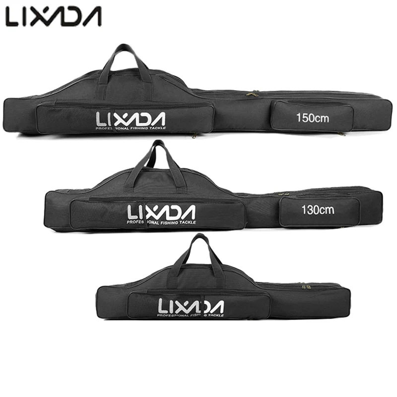 Сумка для рыболовной удочки Lixada100cm/130cm/150cm переносная складная сумка и катушки