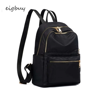 

Women Backpack Bag Luxury College Zipper Pu Solid Black Casual Fashionable School Bags For Teenage Girls Mochilas Bookbags