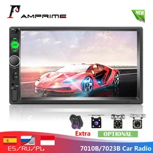AMPrime 2 Din 7″ Car Multimedia Player Universal Bluetooth Touch Screen MP5 Player Autoradio TF USB FM Radio Car Media Player