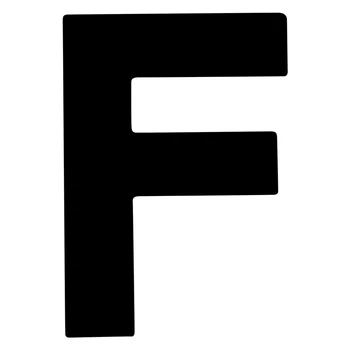 

5in Floating Modern House Number SS Door Home Address Numbers for House Digital Outdoor Sign Plates 5 Inch. #F
