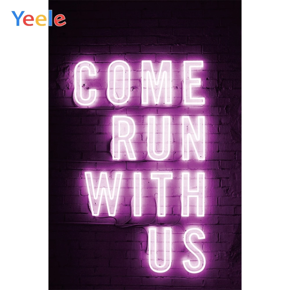 

Yeele Party Photocall Night Running Bricks Wall Photography Backdrops Personalized Photographic Backgrounds For Photo Studio
