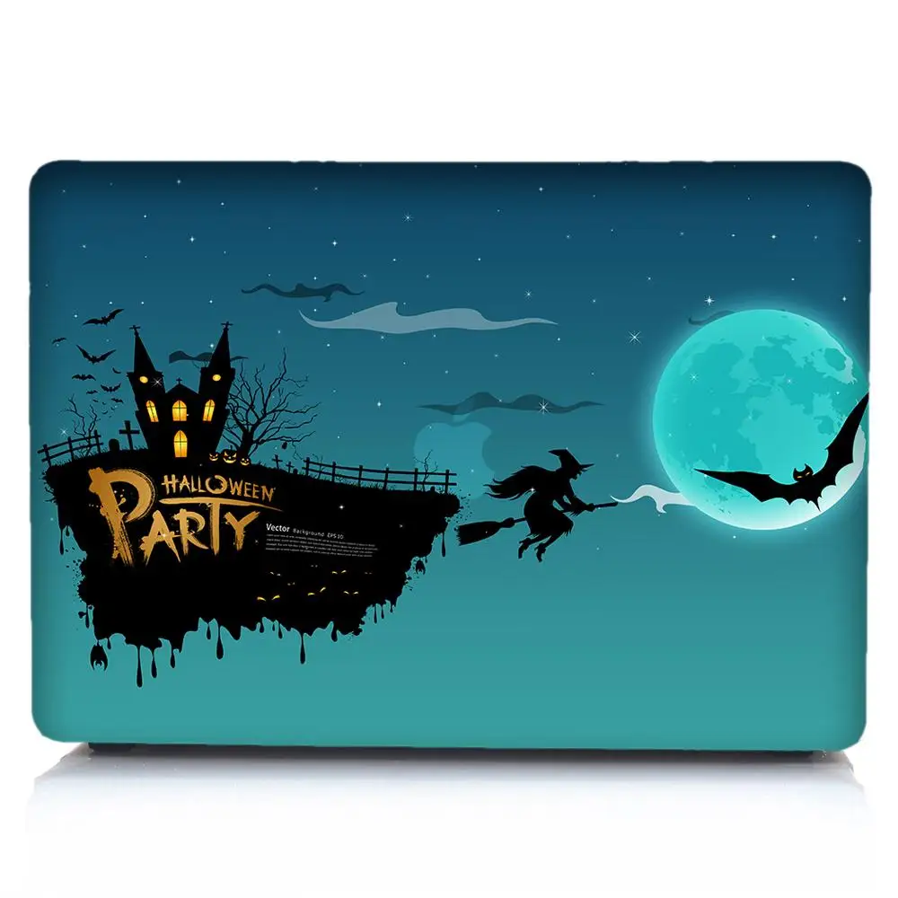 3D чехол для ноутбука на Хэллоуин для MacBook Air 13 Pro retina 11 12 13 13,3 15, для Macbook New Pro 13 15 Touch Bar чехол для клавиатуры