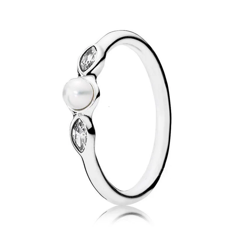 MANDY Real Silver Law 925 Cubic Zirconium Infinite Gothic Love Sartenes Original Ring Women Accessories Sobretudo Feminino - Цвет основного камня: JZ1318