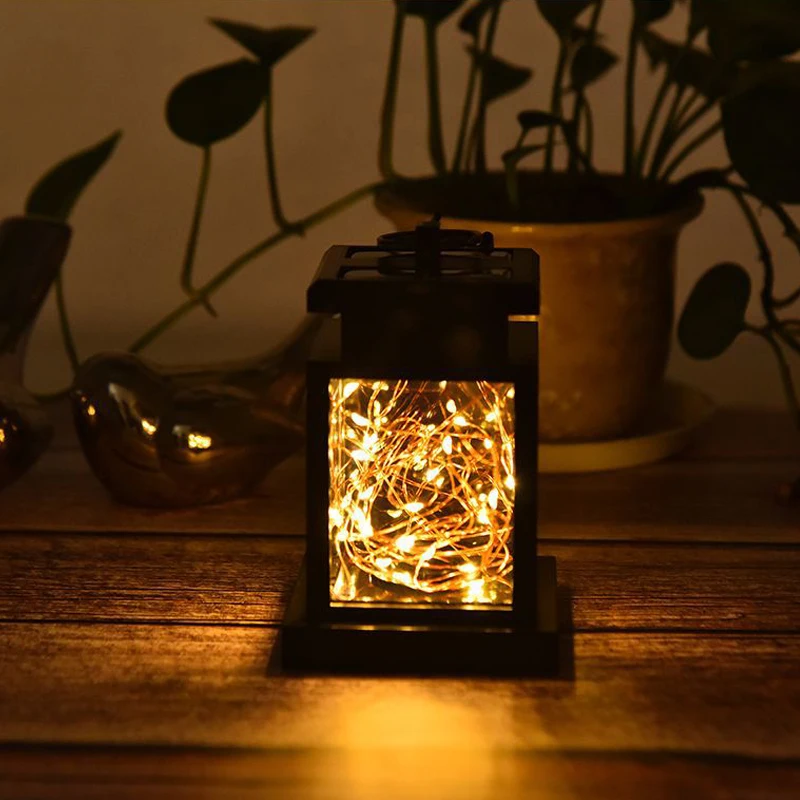 30LED солнечное освещение для украшения сада мерцающий беспламенный свеча Наружное освещение бездымный Солнечный походный фонарь