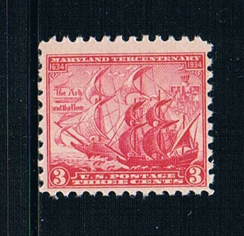 

1Pcs/Set New US Post Stamp 1934 300 Years Maryland Was Founded Stamps MNH