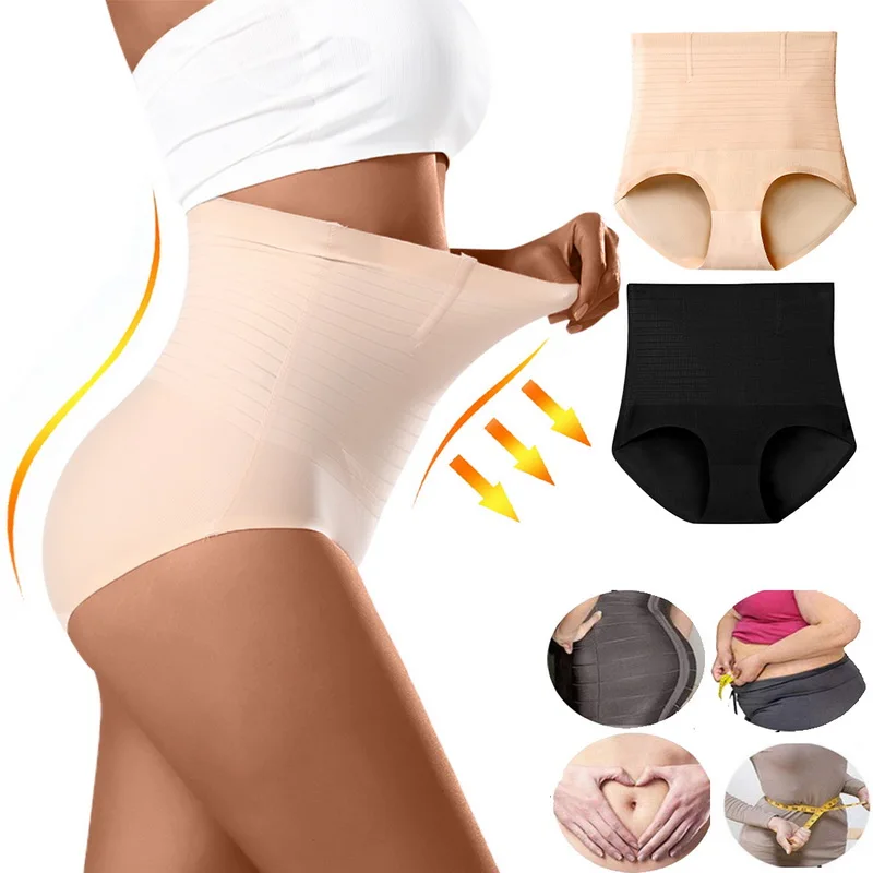 Womens Slimming Panties High Waist Tummy Control Briefs Female Trainer Shaping Underpants Butt Lifter Shapewear Underwear shapewear for dresses