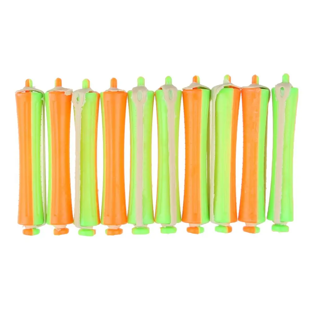 10x Protable Perm Rods Curlers Rollers Clips Perming Hair Hairdressing Tools Hair Design Sticky Cling Style Cold Wave Hair Rod