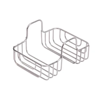 

Stainless Steel Sink Caddy Kitchen Draining Rack Hanging Storage Basket Organizer for Cleaning Cloth Sponge