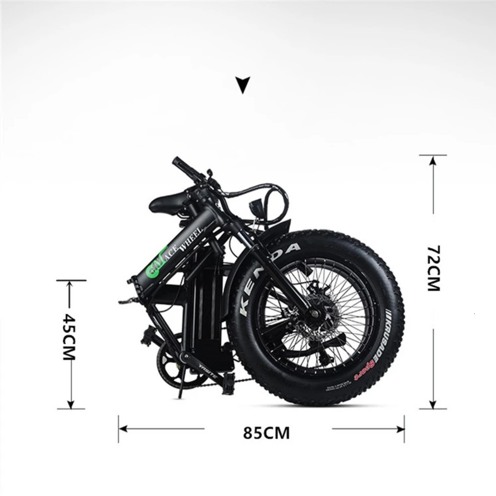 Евро сток Fat Tire 2 колеса 500 Вт Электрический велосипед складывающийся усилитель велосипед электрический велосипед Цикл складной алюминиевый 50км/ч