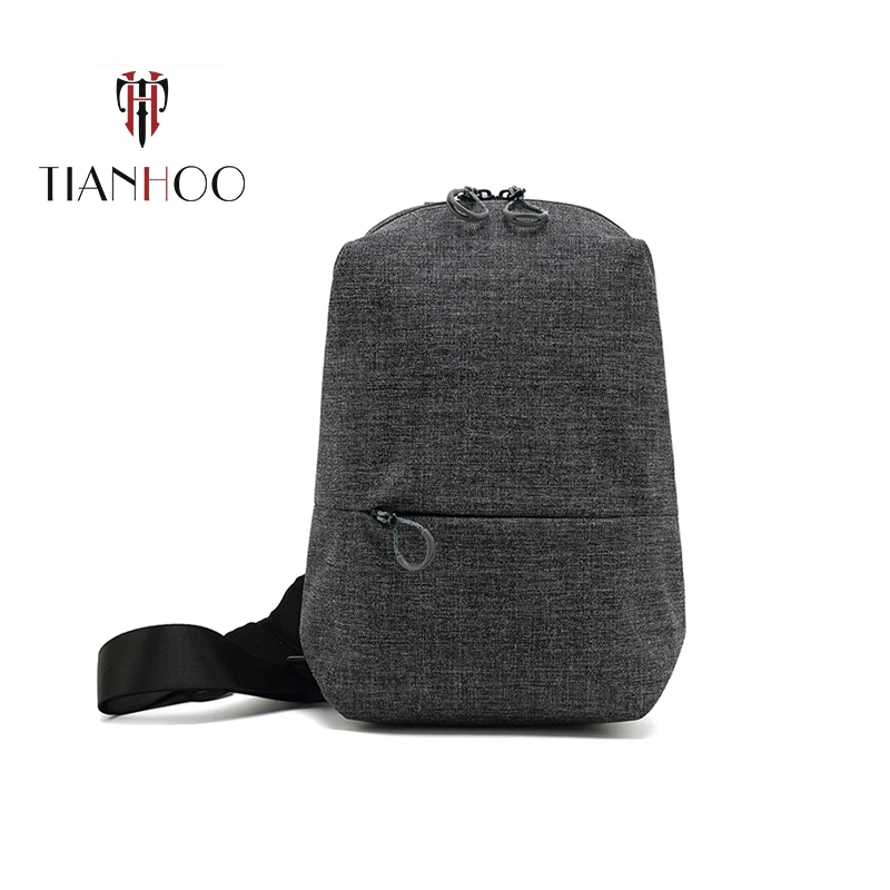 

TIANHOO New Retro Men's Chest Bags Casual Shoulder Messenger Bag Outdoor Sports Oxford Waterproof Waist Bags