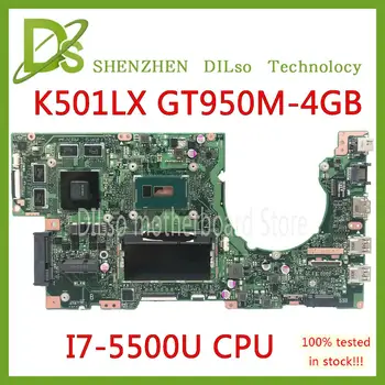 شراءKEFU K501LX ل ASUS K501LN K501LB A501L K501L V505L اللوحة I7-5500U 4G RAM GTX950M اللوحة اختبار العمل 100%