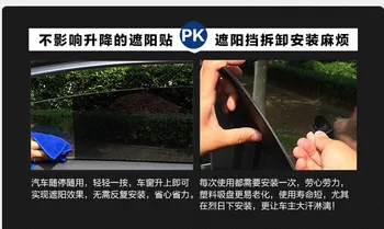 

Sunshine Sunshade Stickers Universal Auto Curtain Replacement Windshield Front / Rear Guard Car