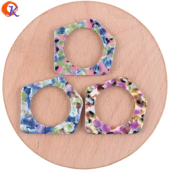 

Cordial Design 34*36MM 50Pcs Jewelry Accessories/Hand Made/DIY/Acetic Acid Bead/Irregular Shape/Jewelry Making/Earring Findings