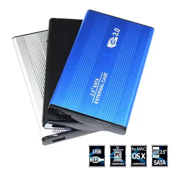 

Metal HDD Case HDD SSD 2.5inch SATA to USB External Mobile Hard Disk Drive Case Box USB 3.0 2.0 бокс для жесткого диска