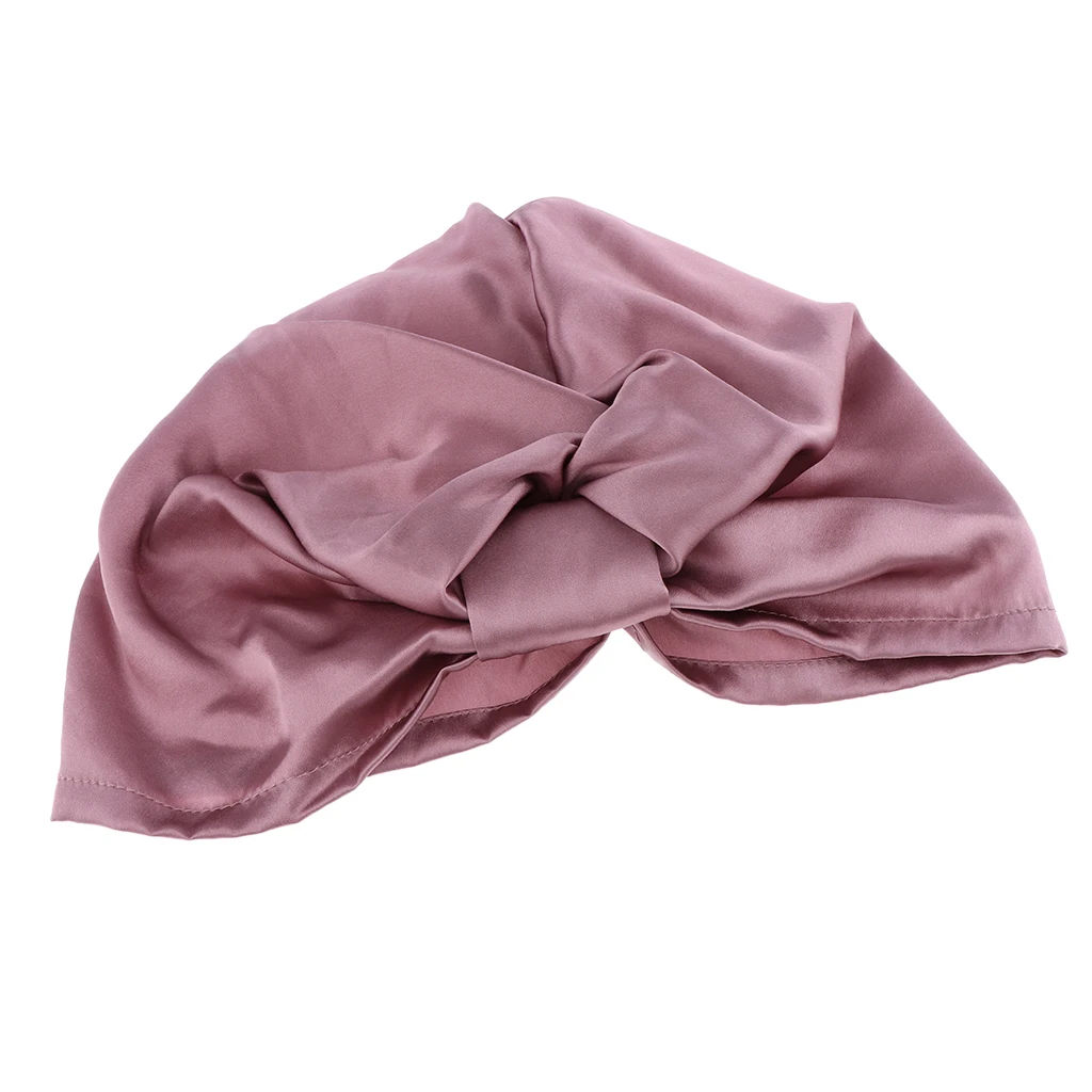 Sleep Hats Soft Silk Sleeping Sleep Wrap Cap Night Sleep Hat Hair Care Scarves Hats Bonnet Women’s Lady Sleeping Hats Bonnet