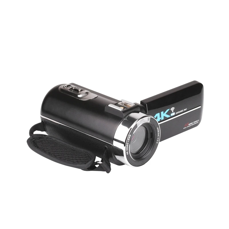 

4K Wireless Video Camcorder 48MP 1080P HD 16X Zoom Anti-Shake DV Camera with Remote Control for Travel/Gift