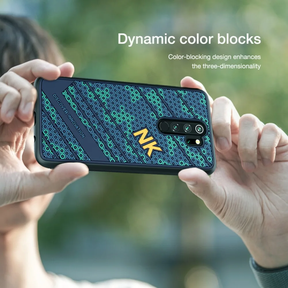 Для Xiaomi Redmi Note 8 Pro чехол Nillkin Роскошная накладка 3D Текстура силиконовая задняя крышка для Xiaomi Redmi Note 8 8 Pro Чехол для телефона