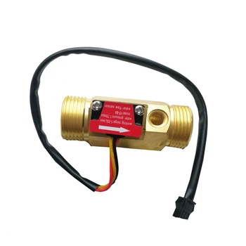 

New G3/4 Flow Sensor Water Flow Sensor Switch For Flow Meter Water Sensor Copper Shell Hall Flow Meter With Temperature