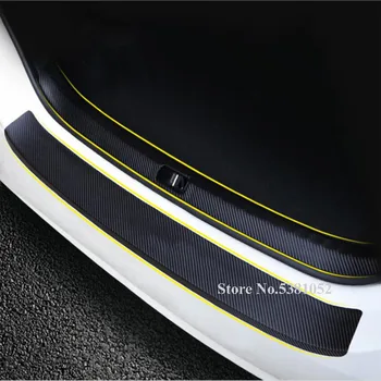 

Car PU Rearguards For Volkswagen VW Tiguan MK2 MK1Rear Bumper Trunk Trim Sticker Outside Exterior Interior Bumper Pedal