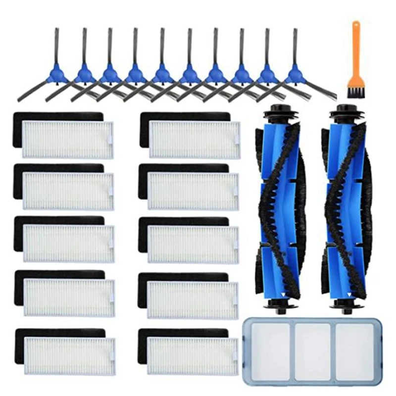 Roller Side Brush Filter Set For Eufy Robovac 11/11c Vacuum Cleaner Replacement Roller Side Brush Filter Set For Eufy Robovac 11/11c Vacuum Cleaner Replacement