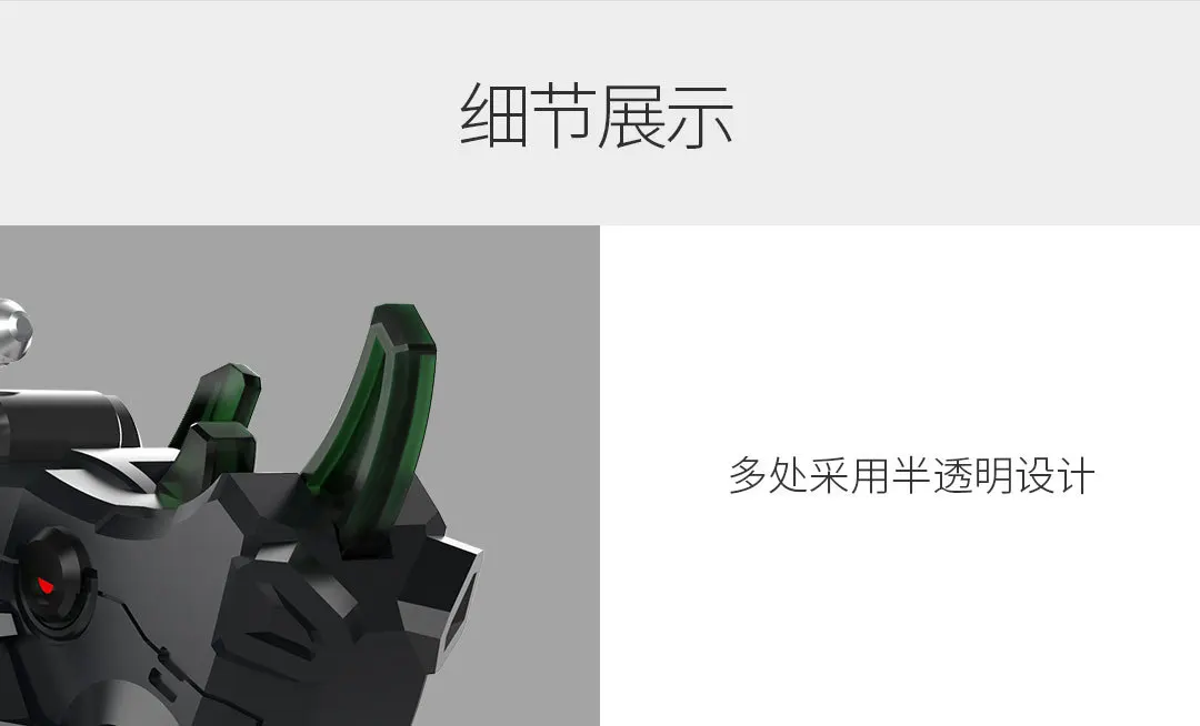 [52 toys] Beast Box Серия синий доспехи просо трансформация носорог Мобильная игрушка украшение собранная модель