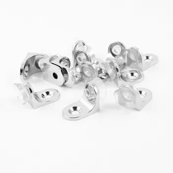 

uxcell 50 Pieces Suction Cup Support Bracket Connecter for Glass Shelves