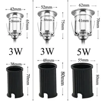 4 PACK 3W 5W Waterproof LED COB Underground Light Outdoor Ground Garden Path Floor Buried Yard Spot Landscape IP68 DC12V AC220V 2