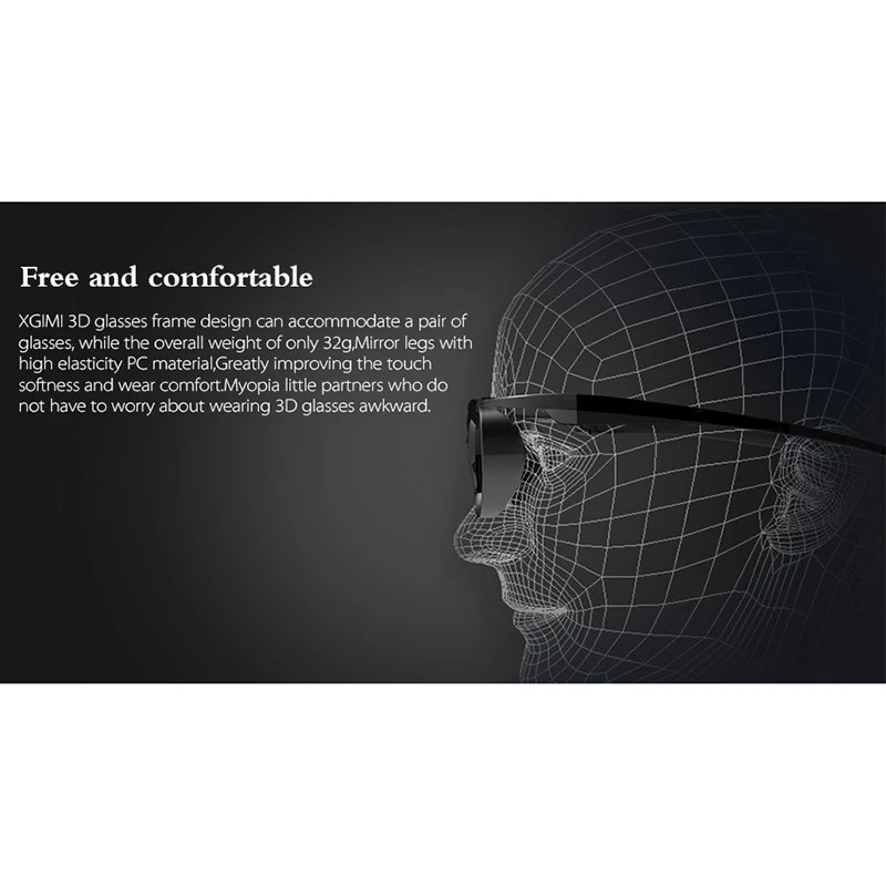 Ativo para Dlp 3d de Obturador Compatível com 96-144hz com Optama Óculos Link Acer Benq Visor Sônico Xgimi Dlp Ascens-4 Pçs - - Image 5