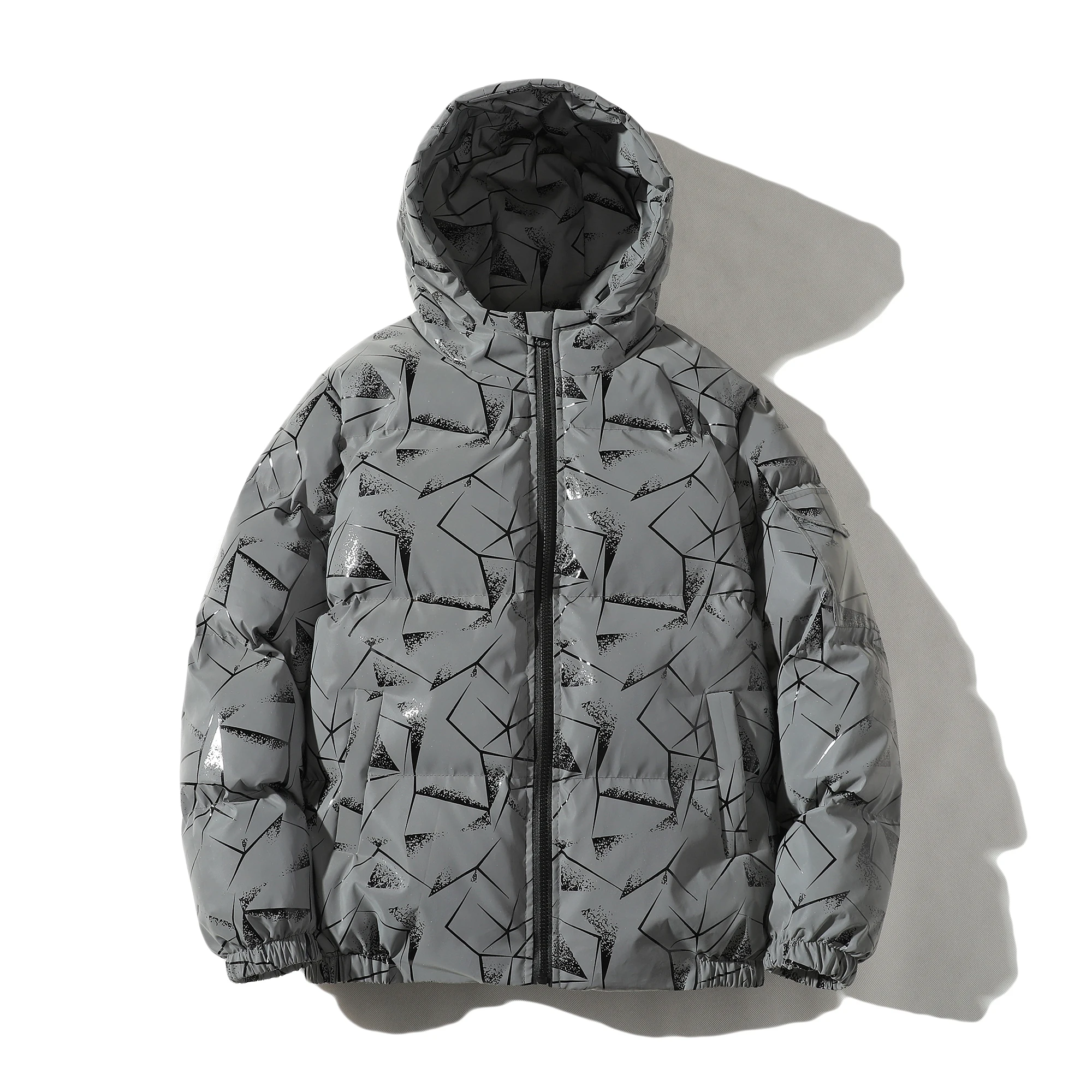 Invierno moda de los hombres otouno e Invierno casual bolsillos catida chaqueta de algodón casual estilo de trabajo chaqueta de
