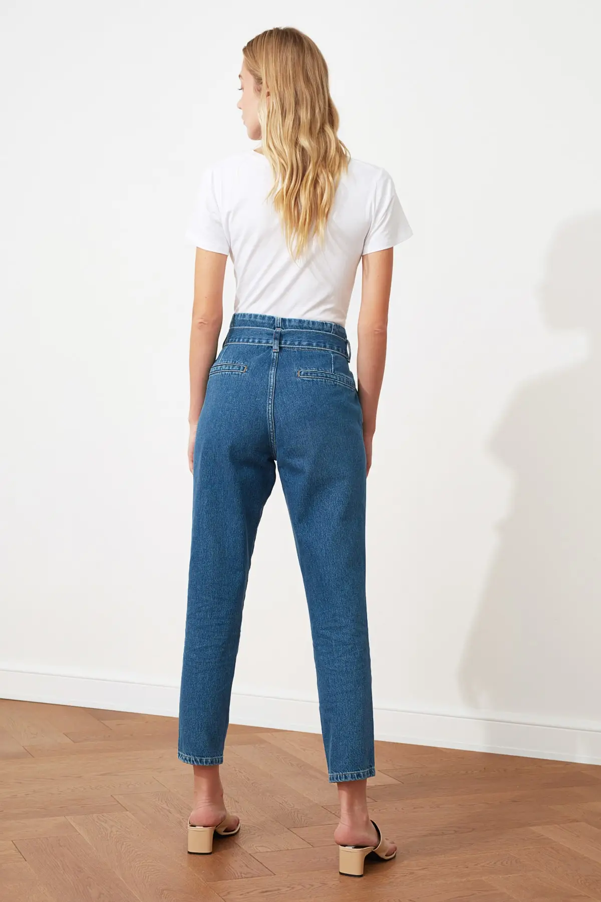 Trendyol Arched Beli Wheel High Bel Mom 